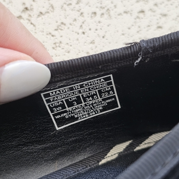 Ralph Lauren Jayde Black Corduroy Ballet Flats Size 5.5 - Picture 10 of 13